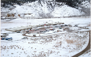 Aries Workforce Housing Camp in Snow